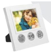 Clock Frame for Office Desk and Home Table Display, Stylish Timepiece Gift Item for Corporate Gifting, Decor Use and Everyday Tabletop Utility